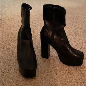 Black Platform Boots